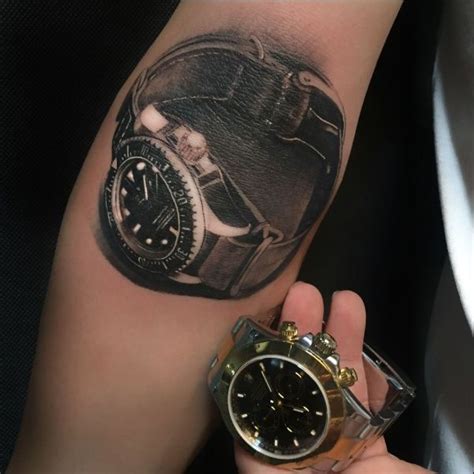 bonez rolex tattoos|Rolex tattoo men .